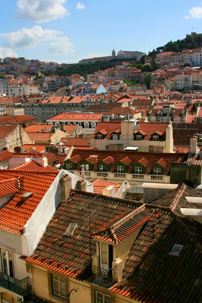 Lizbon çatılar — Stok fotoğraf