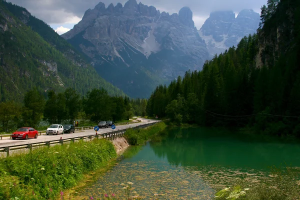 Italia montañas, Cortina D 'Ampezzo — Foto de Stock