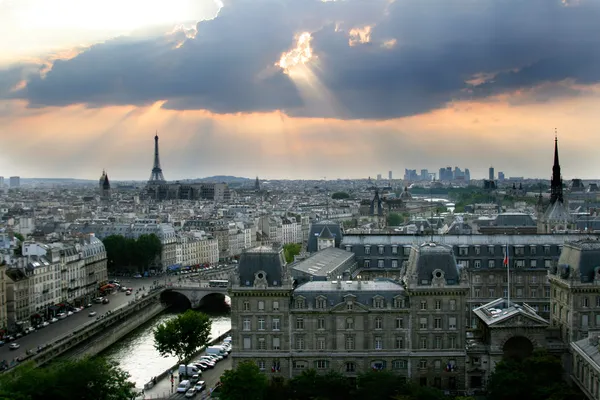 Romantik, paris, Fransa — Stok fotoğraf