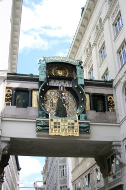 Astronomical clock Vienna clipart