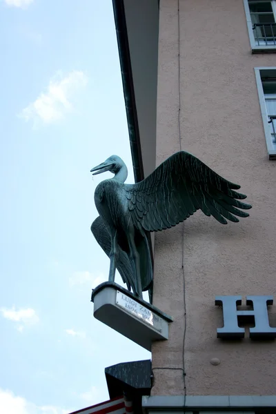 Monumento a la cigüeña en Zurich —  Fotos de Stock