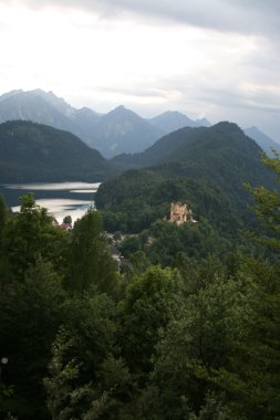 Neuschwanstein Şatosu manzara