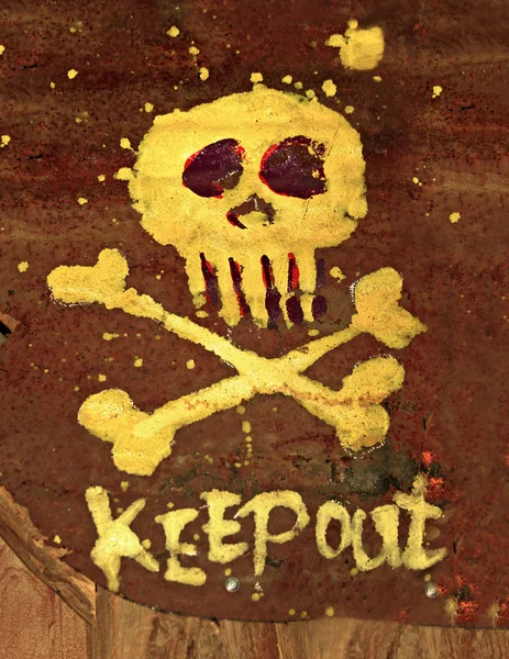 Keep out sign — Stock Photo, Image