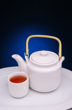 Tea Pot and Cup clipart