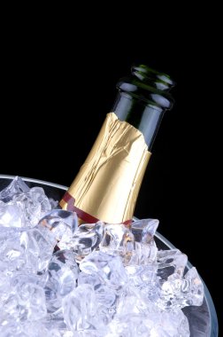 Champagne in Ice Bucket clipart