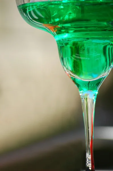 Zbliżenie zielony napój — Zdjęcie stockowe