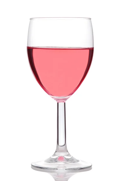 Glas blozen of rose wijn — Stockfoto