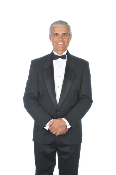 Mature Adult Male Wearing Tuxedo — Stock Photo, Image
