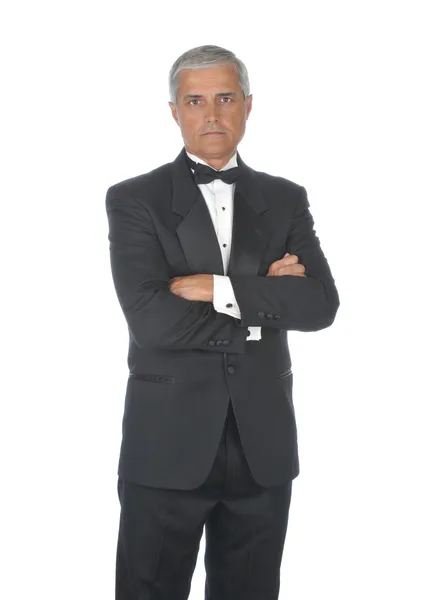 Stern Man in Tuxedo — Stock Photo, Image