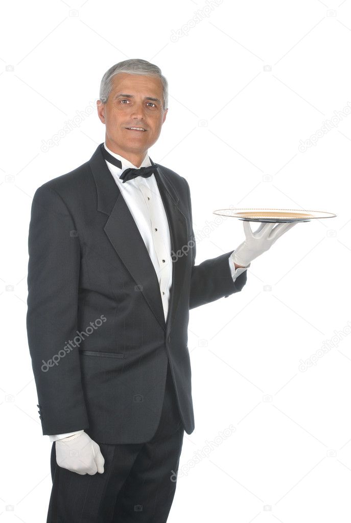 Butler with Tray