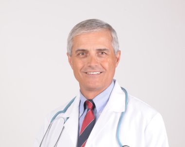 Portrait of Male Doctor clipart