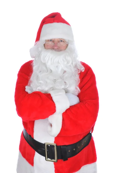 Weihnachtsmann mit verschränkten Armen — Stockfoto
