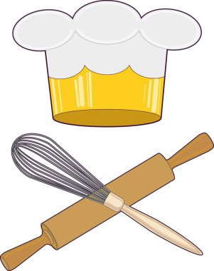 Chef King of cuisine clipart