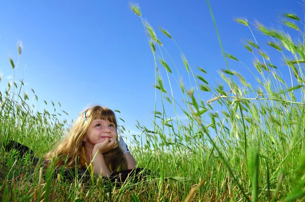 Summer dream i gräset — Stockfoto