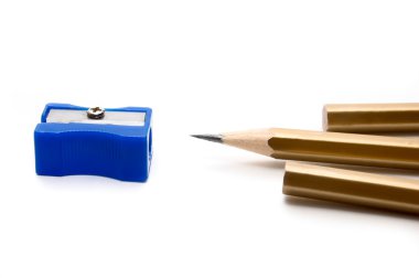 Pencils and shapner clipart