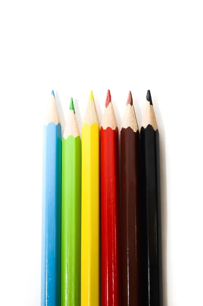 Kolorowe ołówki — Zdjęcie stockowe