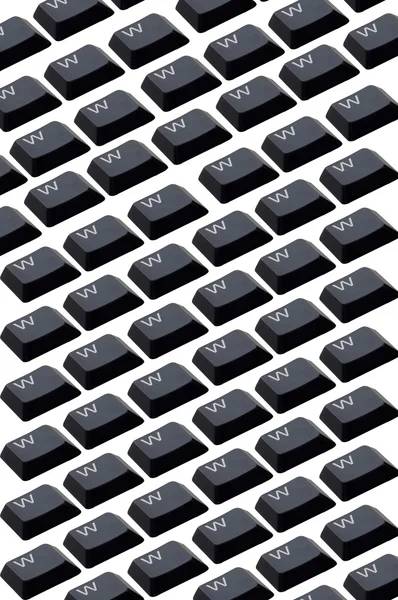 Key buttons "w" — Stock Photo, Image