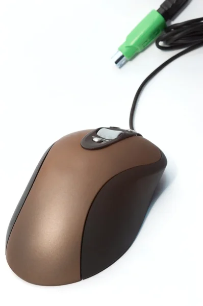 Počítač moderní laserová myš — Stock fotografie