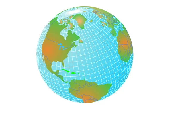 Model of world — Stock Photo, Image