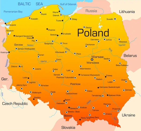 Polonia — Archivo Imágenes Vectoriales