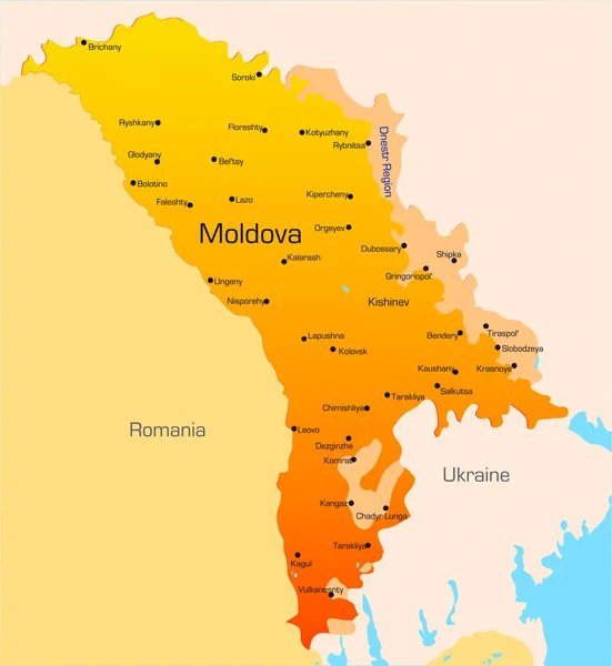 Moldawien — Stockvektor
