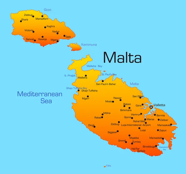 Malta — Stok Vektör