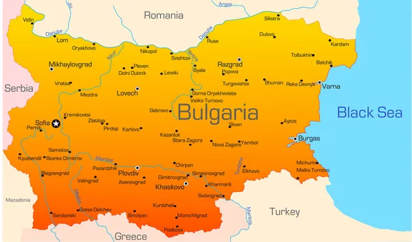 BULGÁRIA —  Vetores de Stock