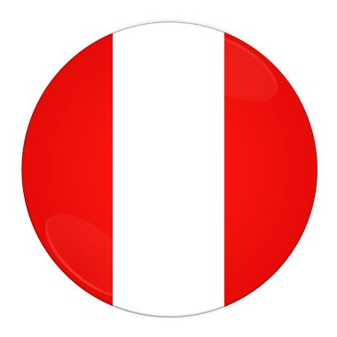 Peru düğmesi ile bayrak
