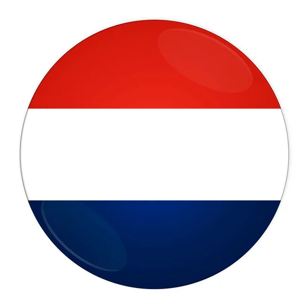 Luxemburg-knappen med flagga — Stockfoto