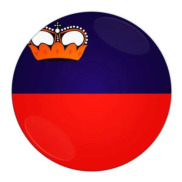 Liechtenstein button with flag — Stock Photo, Image