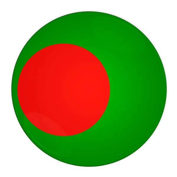 フラグを使ってバングラデシュ ボタン — ストック写真