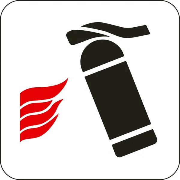 Signe d'extincteur — Image vectorielle