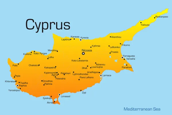 Кіпр — стоковий вектор