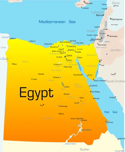 Ägypten — Stockvektor