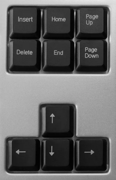 Close-up do teclado do computador — Fotografia de Stock