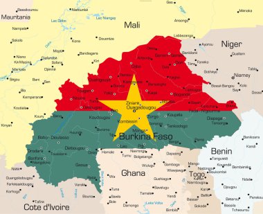 Burkina Faso country clipart