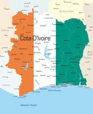 Cote d'Ivoire clipart