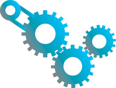 Gears machinery clipart