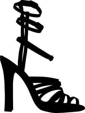 Fashion women shoes vector clipart