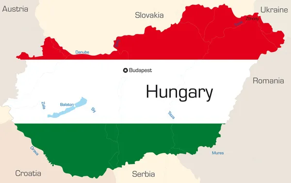 Magyarország — Stock Vector