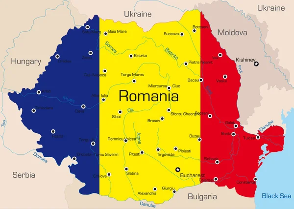Roumanie — Image vectorielle
