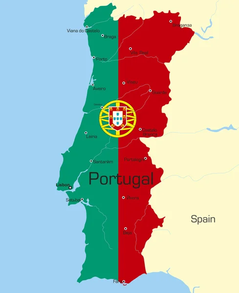 Portugál — Stock Vector