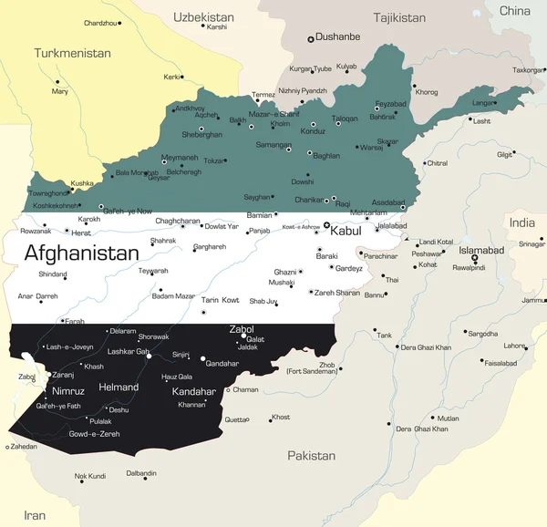 Afghanistan — Stockvektor