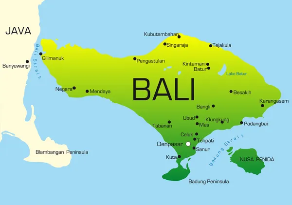 Bali — Vettoriale Stock