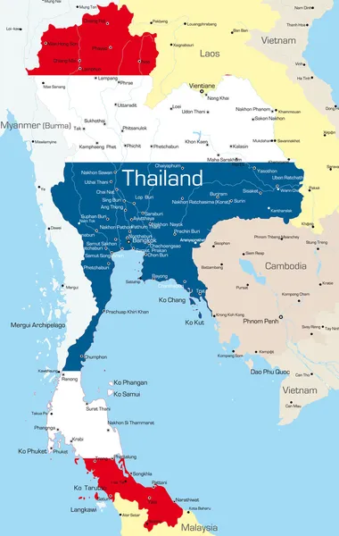 Thailand — Stockvektor