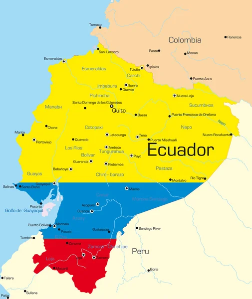 Ecuador — Vector de stock
