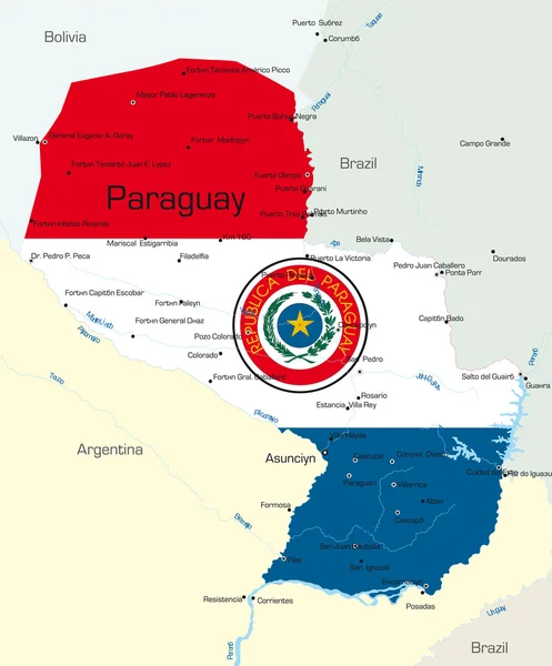 Paraguay — Stock Vector