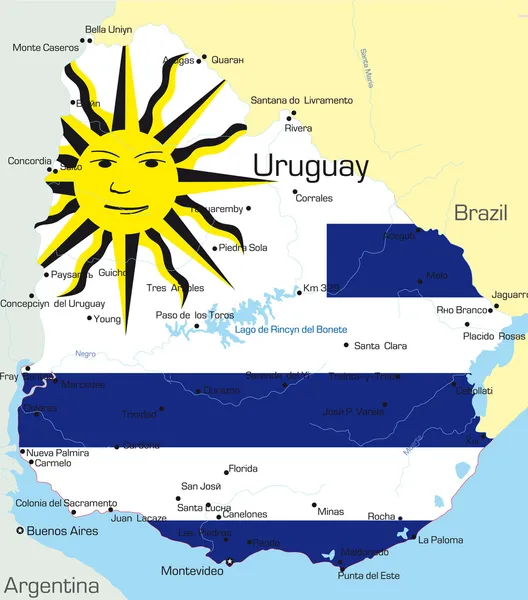 Uruguay — Stock Vector