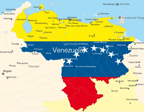 委内瑞拉 — 图库矢量图片