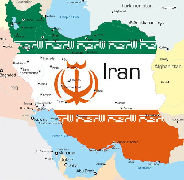 Iran — Stock Vector